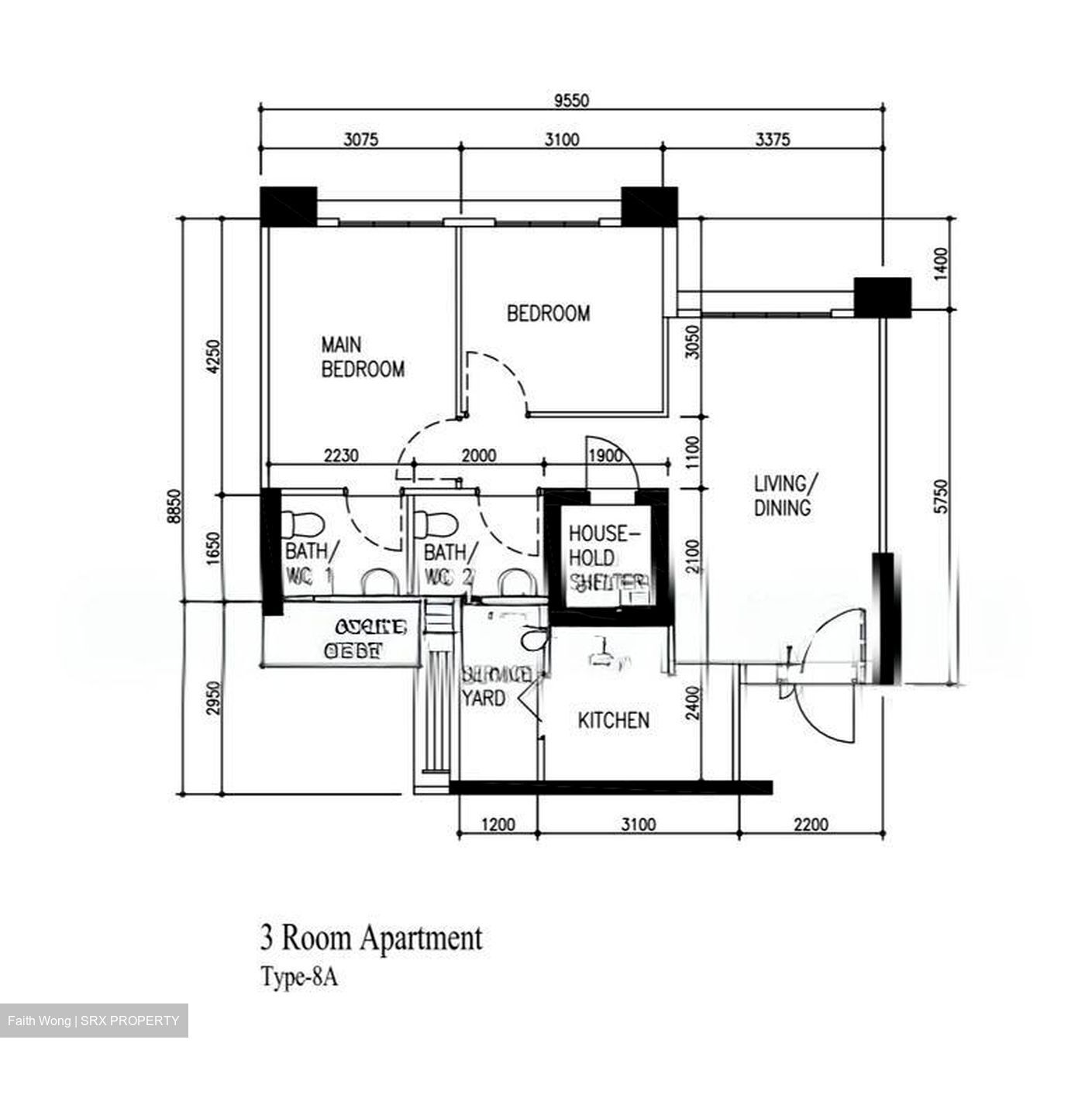 Blk 95A City Vue @henderson (Bukit Merah), HDB 3 Rooms #516087521